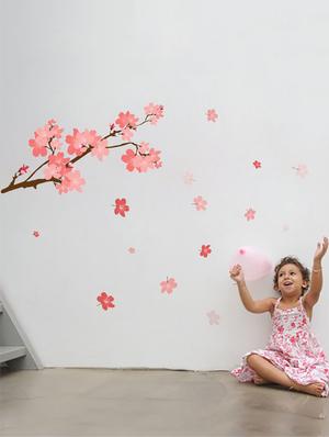Wall Decals ' Autumn flowers ' Wall stickers (PVC Vinyl) - 15730202 - Standard Image - 2