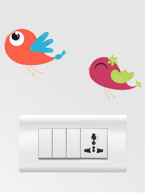 Wall Decals ' Color Switch Board Combo Wall stickers (PVC Vinyl) - 15730207 - Standard Image - 2