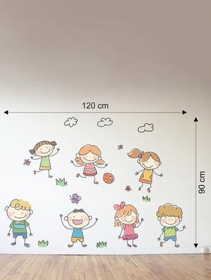 Wall Decals ' Kids Play ' Wall stickers (PVC Vinyl) - 15730210 - Standard Image - 2