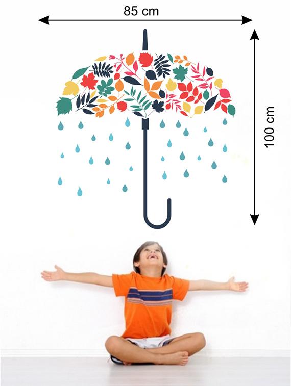 Wall Decals ' Umbrella Color Decals ' Wall stickers (PVC Vinyl) - 15730217 - Zoom Image - 2