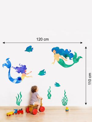 Wall Decals ' Mermaid ' Wall stickers (PVC Vinyl) - 15730219 - Standard Image - 2