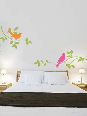 Wall Decals ' Birds n Tree Sticker ' Wall stickers (PVC Vinyl) - 15730240 - Standard Image - 2