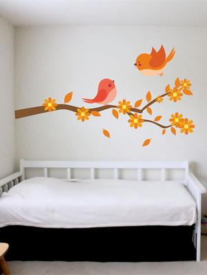 Wall Decals ' Love Birds Sticker ' Wall stickers (PVC Vinyl) - 15730241 - Standard Image - 2