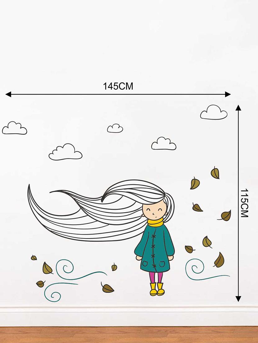 Wall Decals ' Beautiful Girl Sticker ' Wall stickers (PVC Vinyl) - 15730256 - Zoom Image - 2