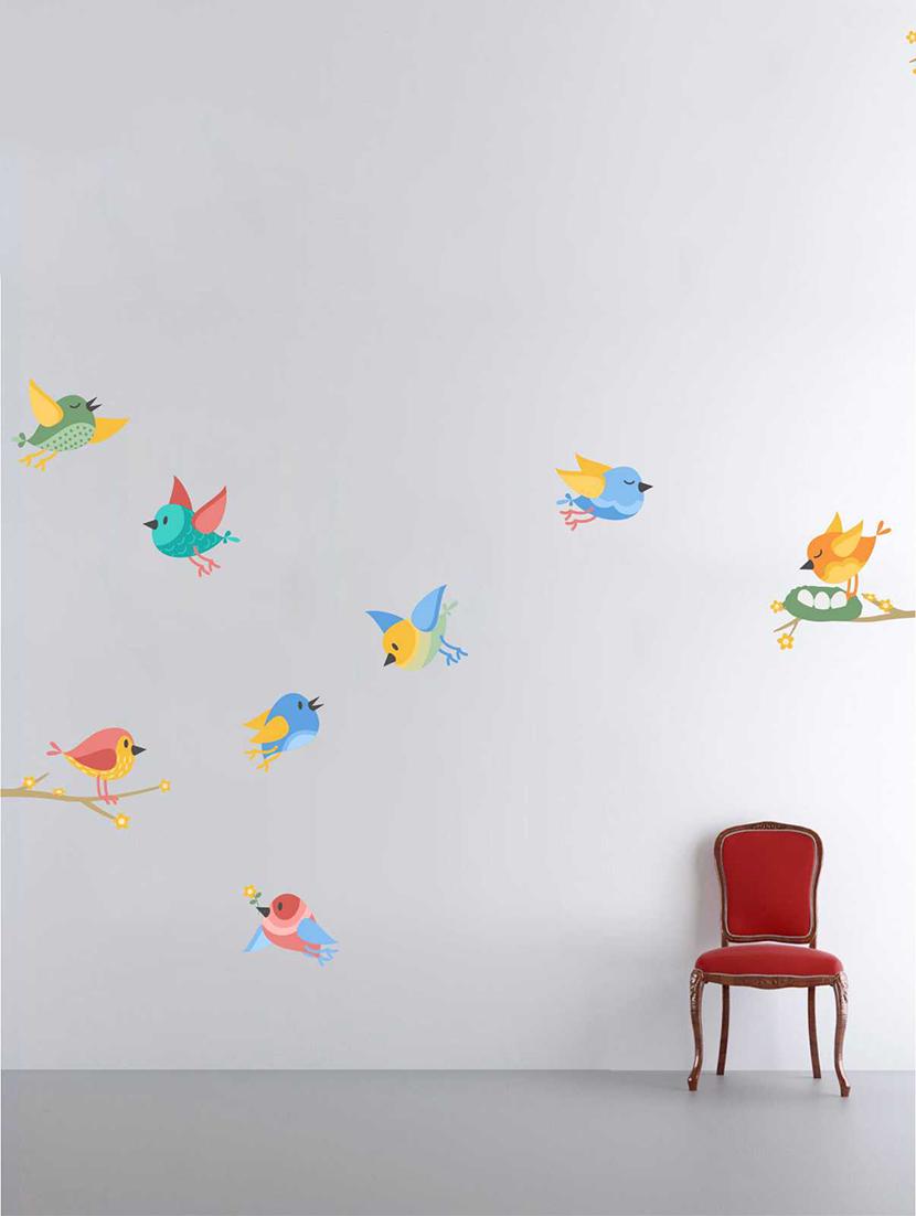 Wall Decals ' Birds Family Sticker ' Wall stickers (PVC Vinyl) - 15730261 - Zoom Image - 2