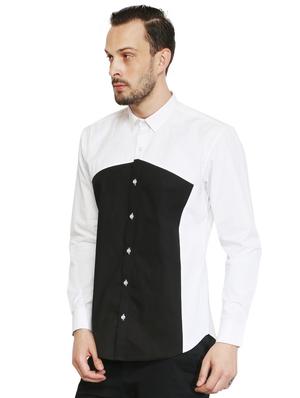 white cotton casual shirt - 15730306 - Standard Image - 2