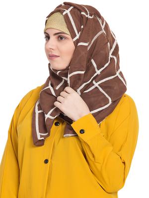 brown cotton stole - 15730374 - Standard Image - 2