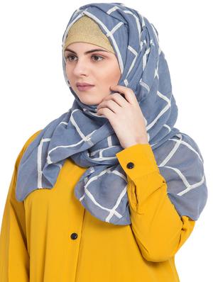 blue cotton stole - 15730381 - Standard Image - 2