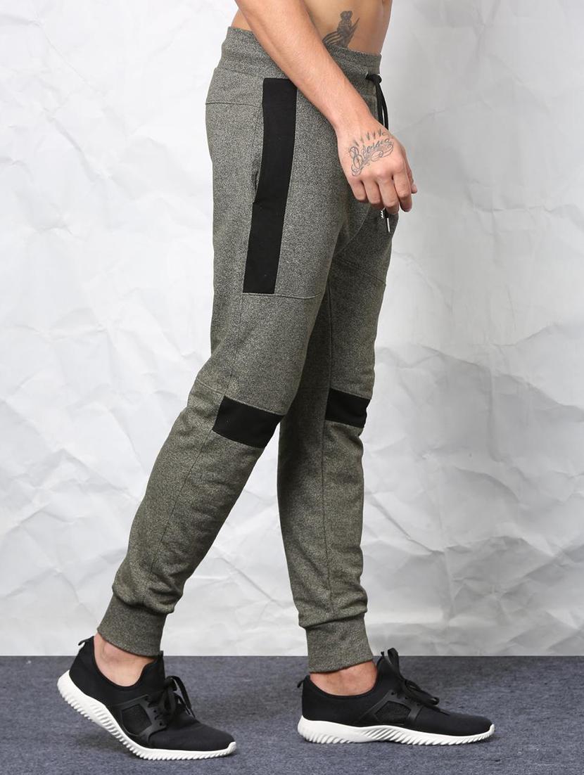 grey cotton blend joggers - 15730844 - Zoom Image - 2