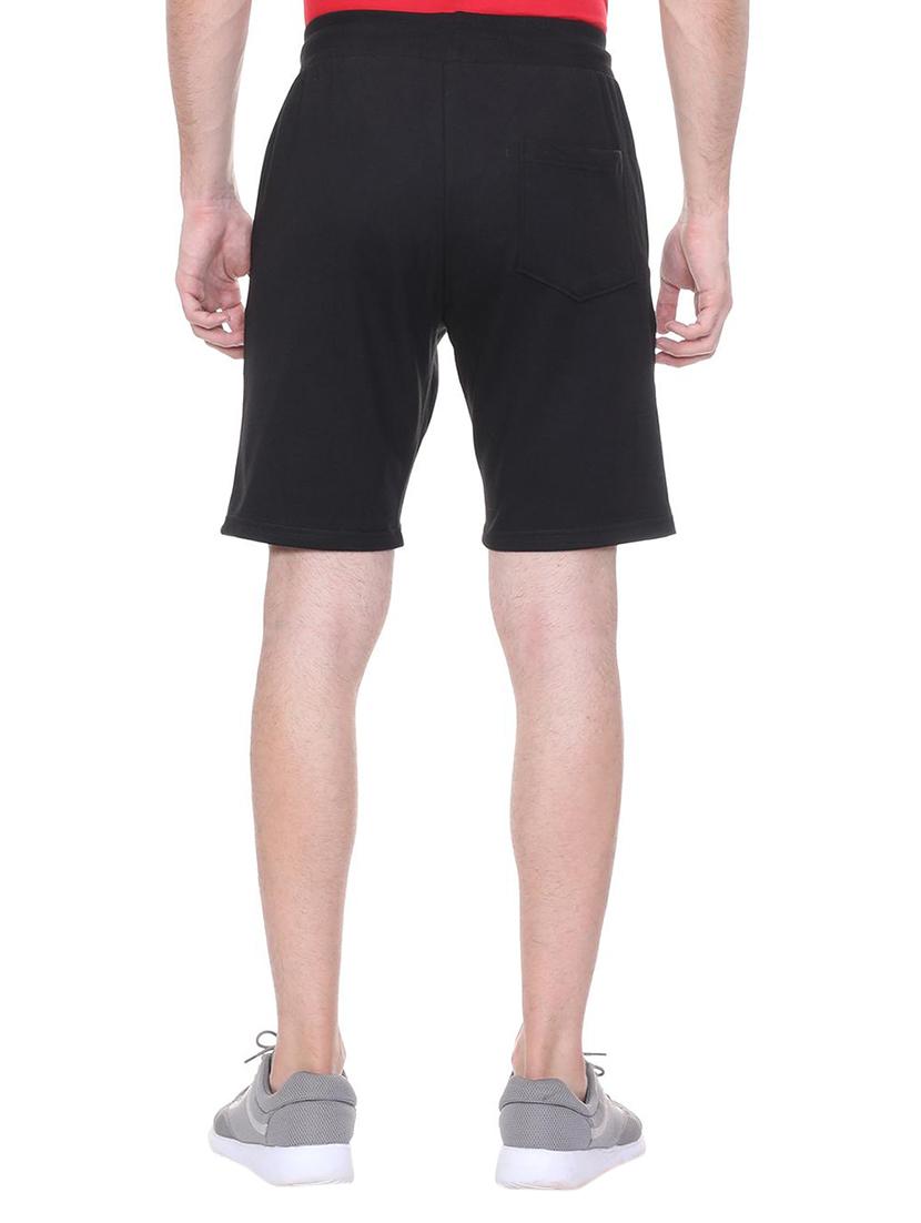 black polyester blend shorts - 15730847 - Zoom Image - 2