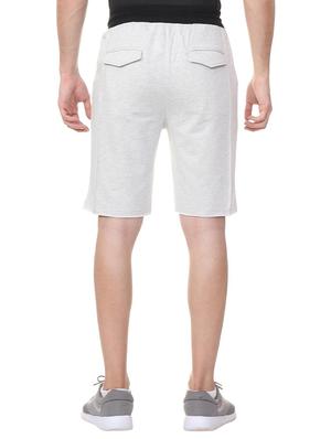 grey cotton blend shorts - 15730848 - Standard Image - 2