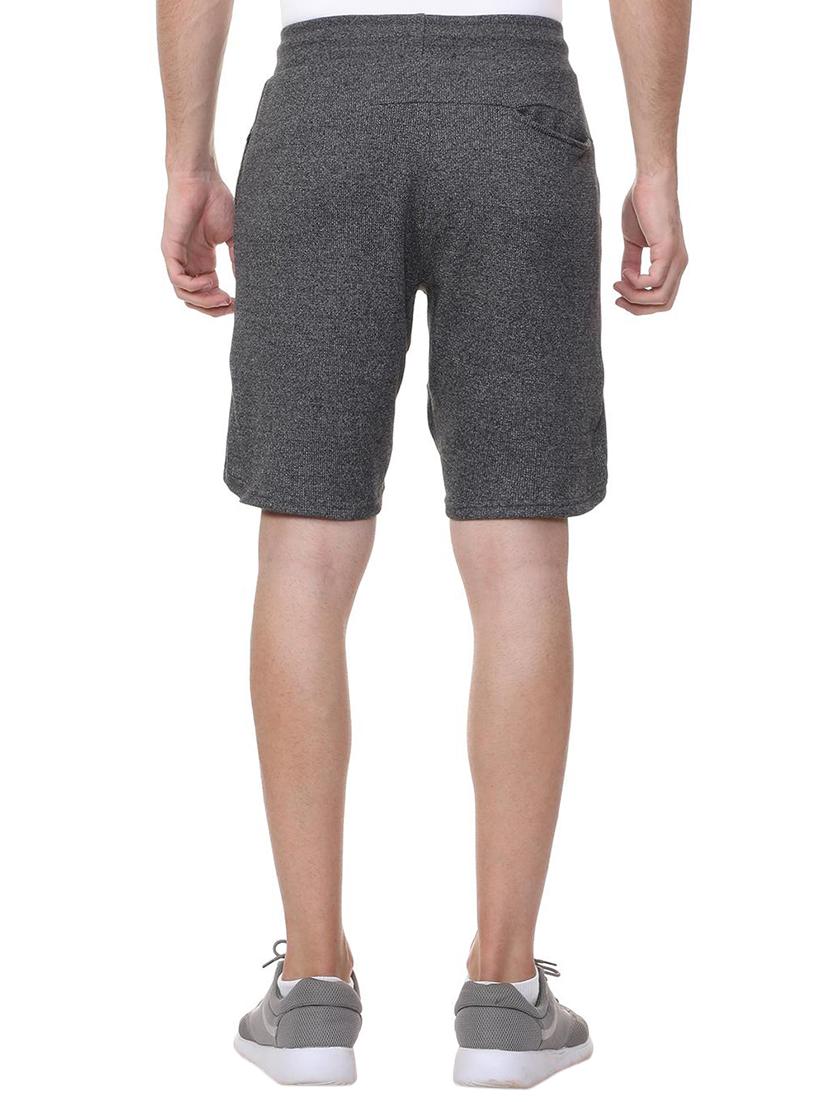 grey cotton blend shorts - 15730849 - Zoom Image - 2