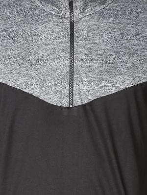 grey polyester color block sweatshirt - 15730857 - Standard Image - 5