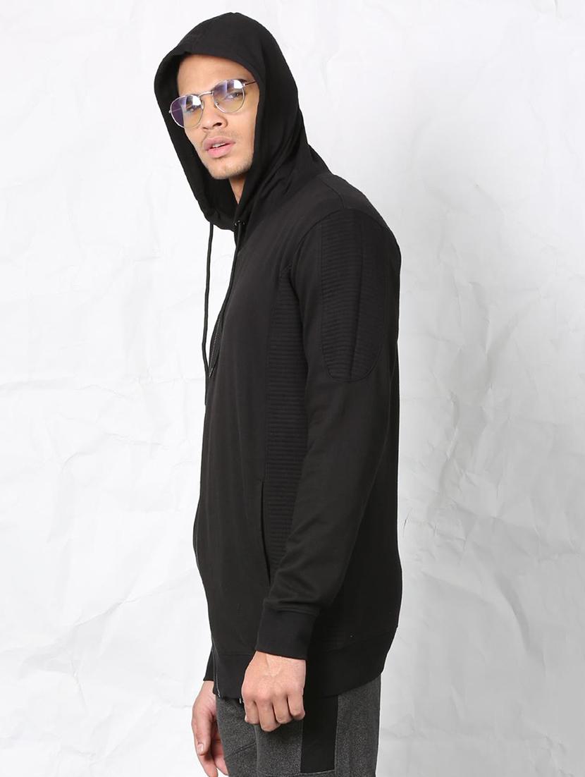 black cotton sweatshirt - 15730858 - Zoom Image - 2