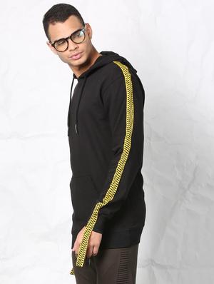 black cotton sweatshirt - 15730859 - Standard Image - 2