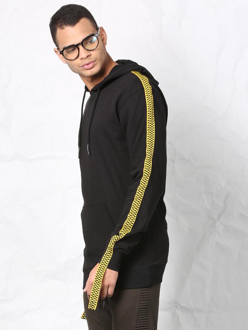 black cotton sweatshirt - 15730859 - Zoom Image - 2