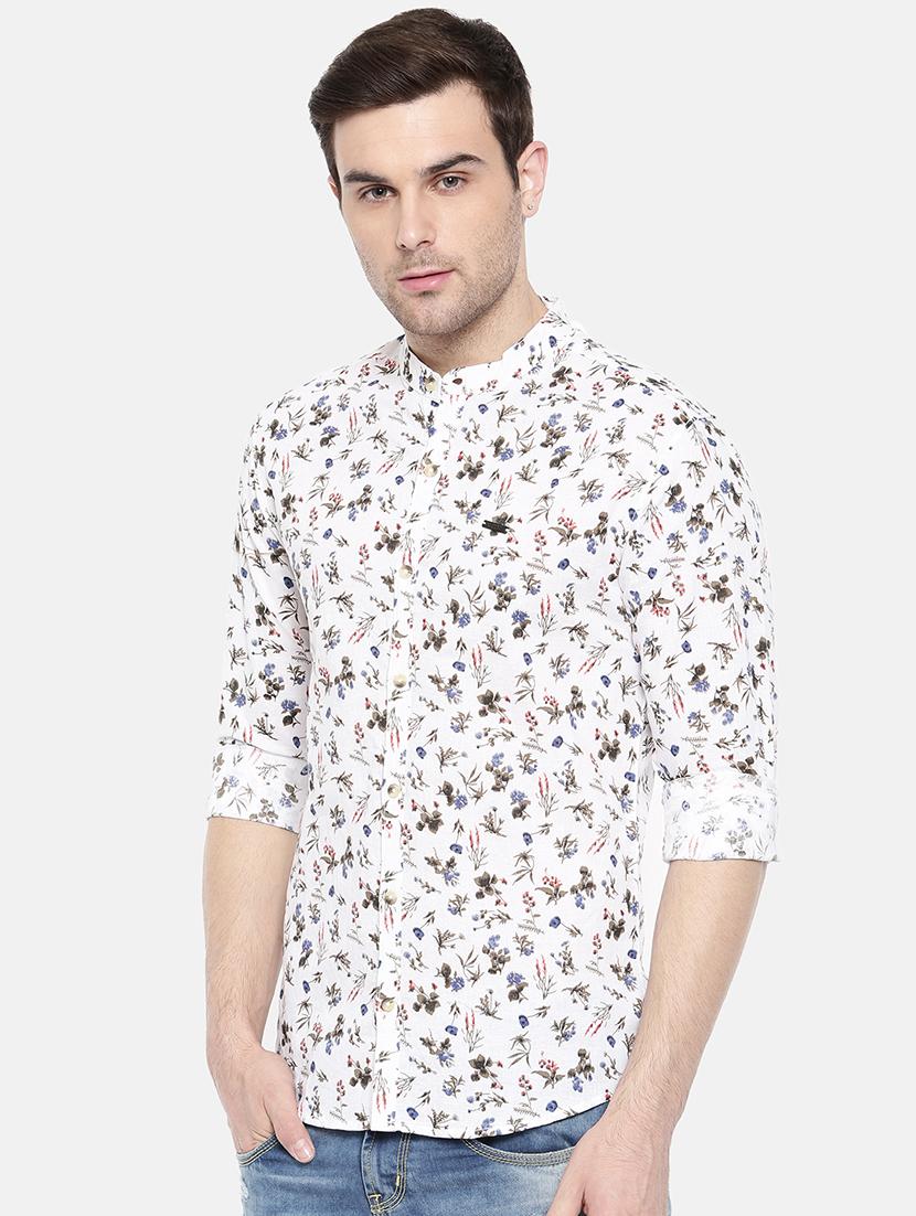 white cotton casual shirt - 15731558 - Zoom Image - 2