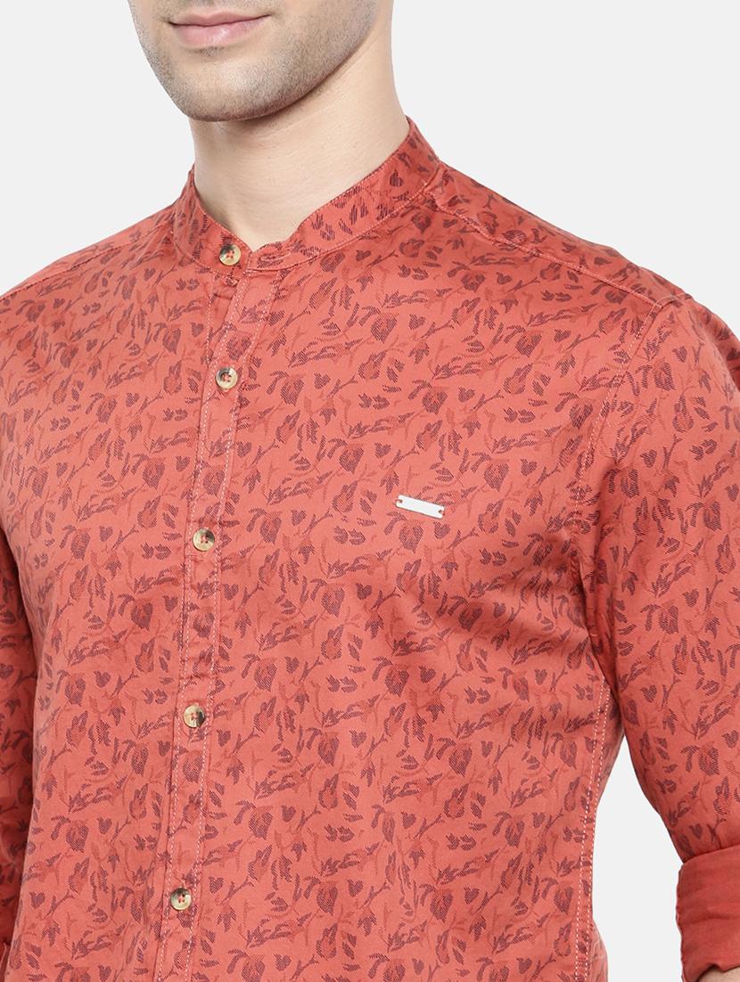 red cotton casual shirt - 15731561 - Zoom Image - 5