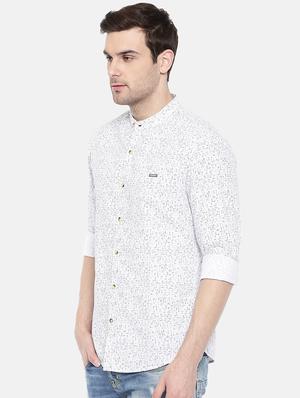 white cotton casual shirt - 15731564 - Standard Image - 2