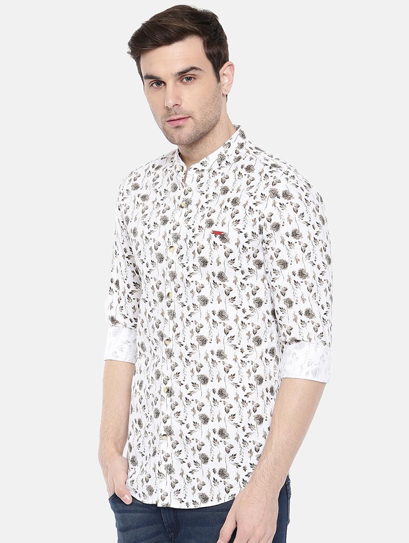 white cotton casual shirt - 15731566 - Zoom Image - 2