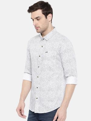 white cotton casual shirt - 15731568 - Standard Image - 2