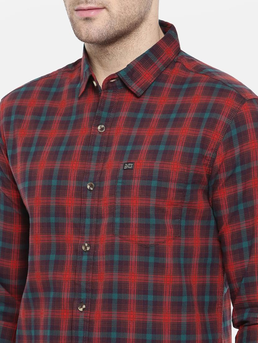 multicolor cotton casual shirt - 15731588 - Zoom Image - 5