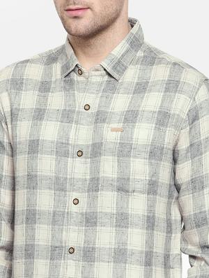 white cotton casual shirt - 15731616 - Standard Image - 5