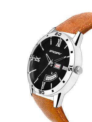 Round dial analog watch (910101BK) - 15731689 - Standard Image - 2
