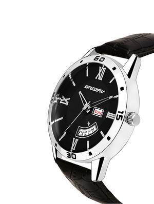 Round dial analog watch (910101BK) - 15731690 - Standard Image - 2