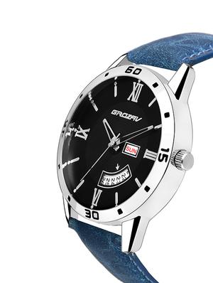 Round dial analog watch (910101BK) - 15731691 - Standard Image - 2