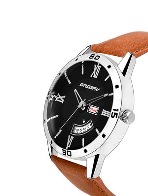 Round dial analog watch (910101BK) - 15731692 - Standard Image - 2