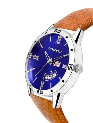 Round dial analog watch (910101BL) - 15731695 - Standard Image - 2