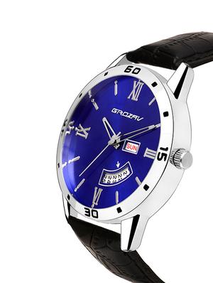 Round dial analog watch (910101BL) - 15731696 - Standard Image - 2