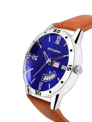 Round dial analog watch (910101BL) - 15731698 - Standard Image - 2