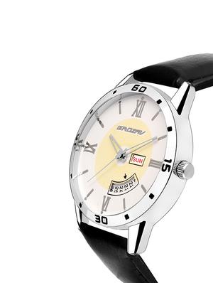 Round dial analog watch (910101WT) - 15731712 - Standard Image - 2