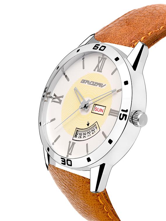 Round dial analog watch (910101WT) - 15731713 - Zoom Image - 2