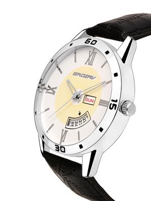 Round dial analog watch (910101WT) - 15731714 - Standard Image - 2