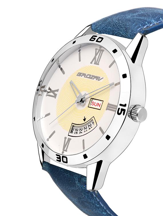 Round dial analog watch (910101WT) - 15731715 - Zoom Image - 2