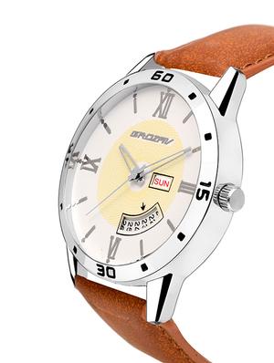 Round dial analog watch (910101WT) - 15731716 - Standard Image - 2