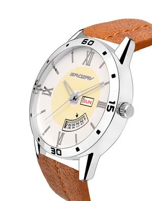 Round dial analog watch (910101WT) - 15731717 - Standard Image - 2
