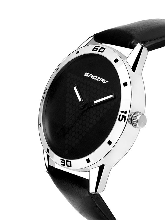 Round dial analog watch (910102BK) - 15731718 - Zoom Image - 2