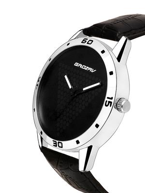 Round dial analog watch (910102BK) - 15731720 - Standard Image - 2