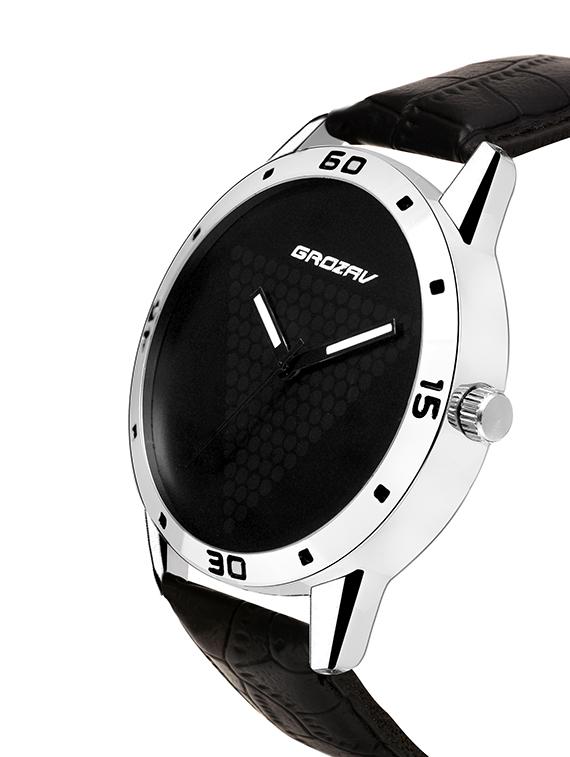 Round dial analog watch (910102BK) - 15731720 - Zoom Image - 2