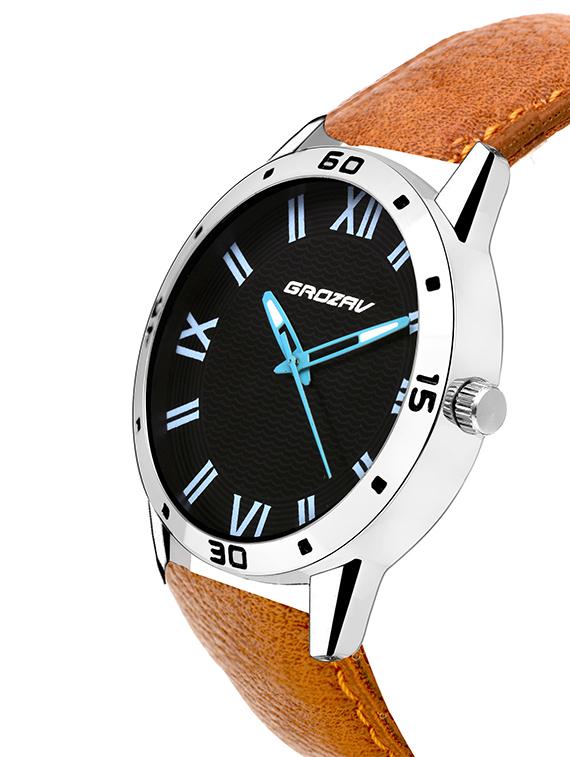 Round dial analog watch (910104BK) - 15731730 - Zoom Image - 2