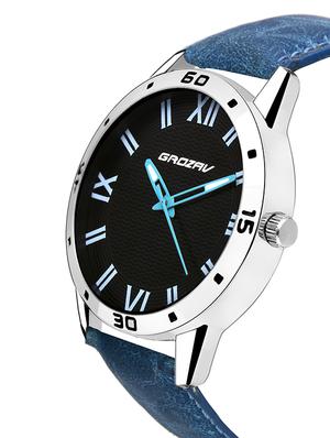 Round dial analog watch (910104BK) - 15731732 - Standard Image - 2
