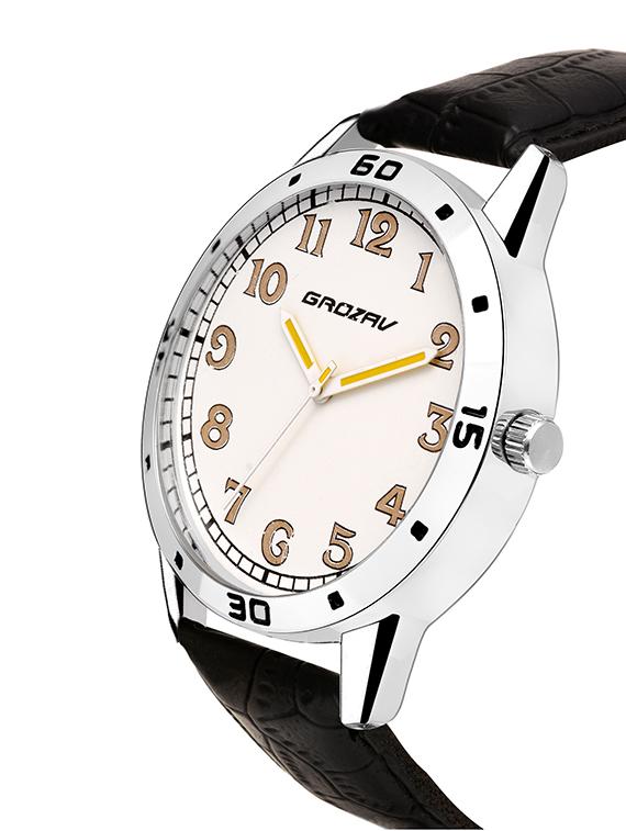 Round dial analog watch (910105WT) - 15731737 - Zoom Image - 2