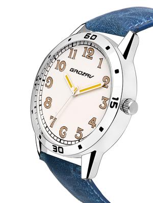 Round dial analog watch (910105WT) - 15731738 - Standard Image - 2