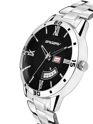 Round dial analog watch (910101BK) - 15731747 - Standard Image - 2