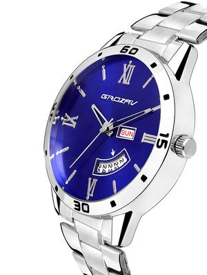 Round dial analog watch (910101BL) - 15731749 - Standard Image - 2