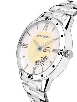 Round dial analog watch (910101WT) - 15731755 - Standard Image - 2